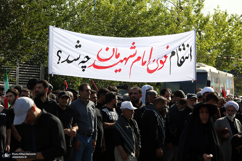 مراسم وداع با رهبر شهید انقلاب در مصلی تهران- 11