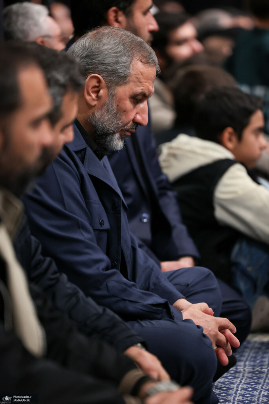 مراسم عزاداری شام شهادت حضرت زهرا(س) در حسینیه امام خمینی