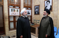 بازدید دکتر روحانی از بیت تاریخی امام خمینی(ره) در نجف اشرف
