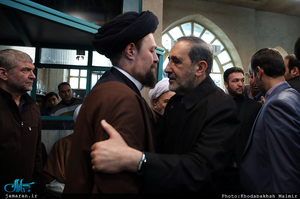 مراسم وداع با پیکر آیت الله هاشمی رفسنجانی(ره) در حسینیه جماران-11