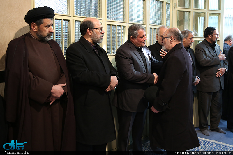 مراسم وداع با پیکر آیت الله هاشمی رفسنجانی(ره) در حسینیه جماران