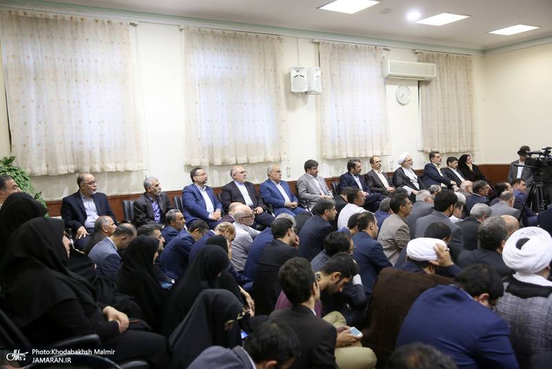 دیدار وزیر، معاونان و مدیران وزارت ارشاد با سید حسن خمینی