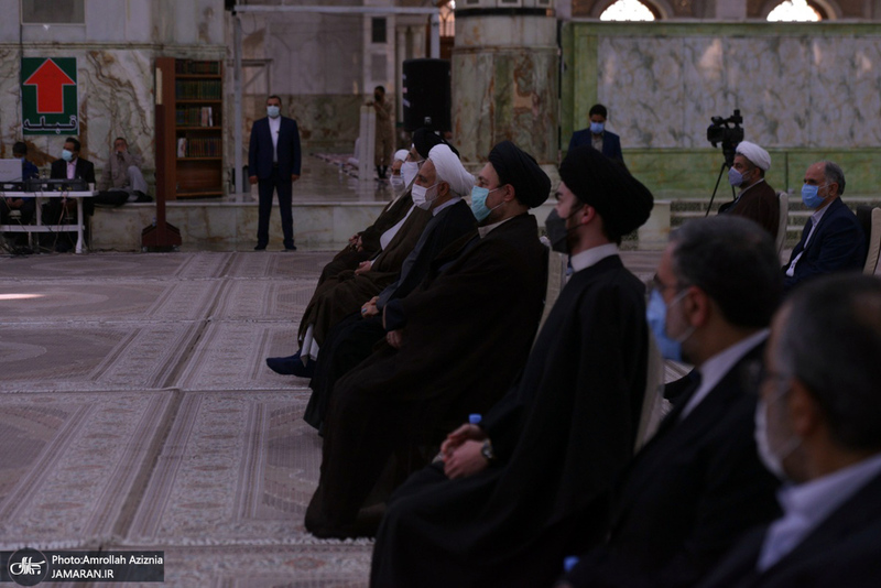 تجدیدمیثاق رئیس قوه قضائیه و مسئولان عالی قضایی با آرمان‌های حضرت امام خمینی(س)