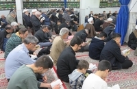 مراسم احیای شب بیست و یکم ماه رمضان در دفتر حضرت آیت الله العظمی صانعی + تصاویر