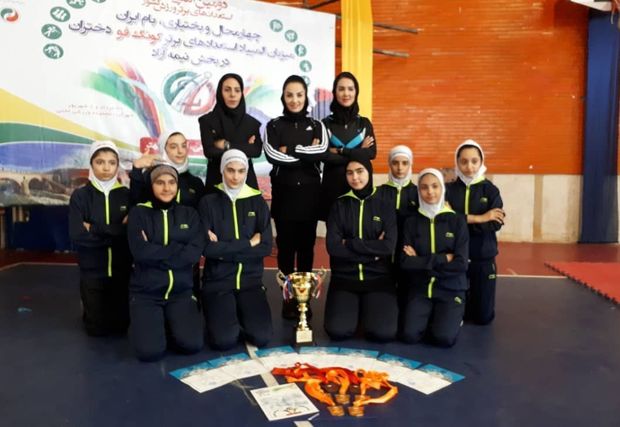دختران آذربایجان‌شرقی قهرمان پیکارهای کونگ فو کشور شدند