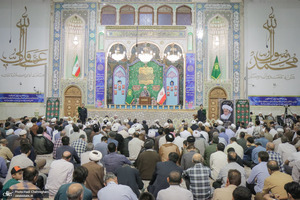 مراسم بزرگداشت آیت‌الله العظمی فیاض در حرم مطهر حضرت معصومه (س)