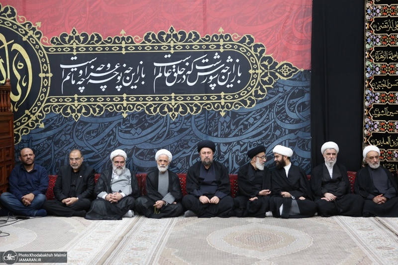 مراسم عزاداری شب تاسوعای حسینی در حرم امام خمینی (س)