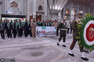 تجدید میثاق بسیجیان شهرستان زرندیه با آرمان های امام خمینی (س)