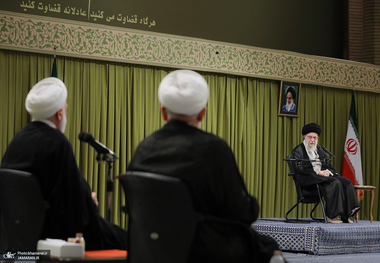 دیدار رئیس و مسئولان قوه قضائیه با رهبر معظم انقلاب