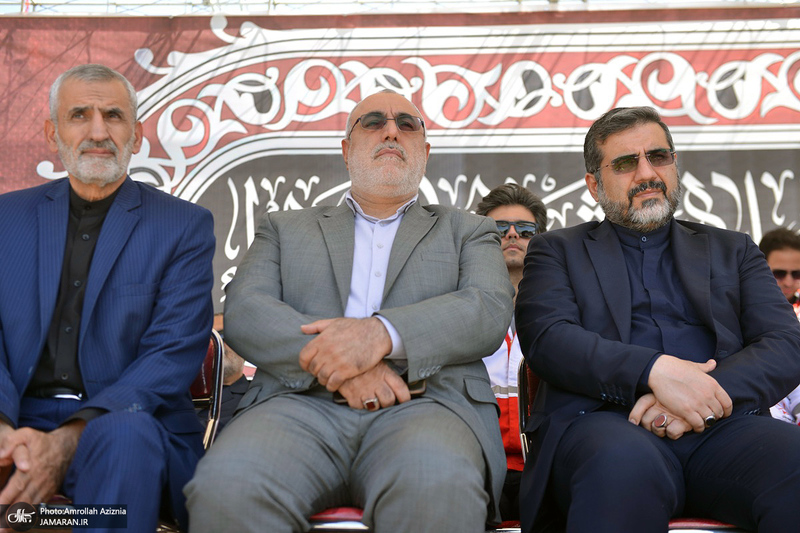 بدرقه 22 هزار امدادگر هلال احمر از جوار حرم امام خمینی (س)