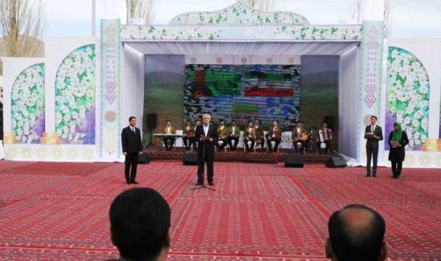 نوروزگاه مشترک ایران و ترکمنستان برگزار شد
