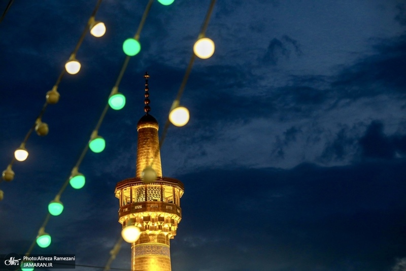 حال و هواى حرم مطهر امام رضا (ع) در شب ولادت