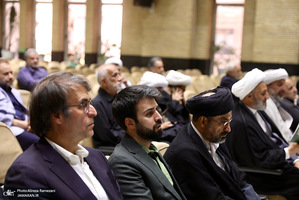 مراسم ختم همسر آيت الله راستی کاشانی