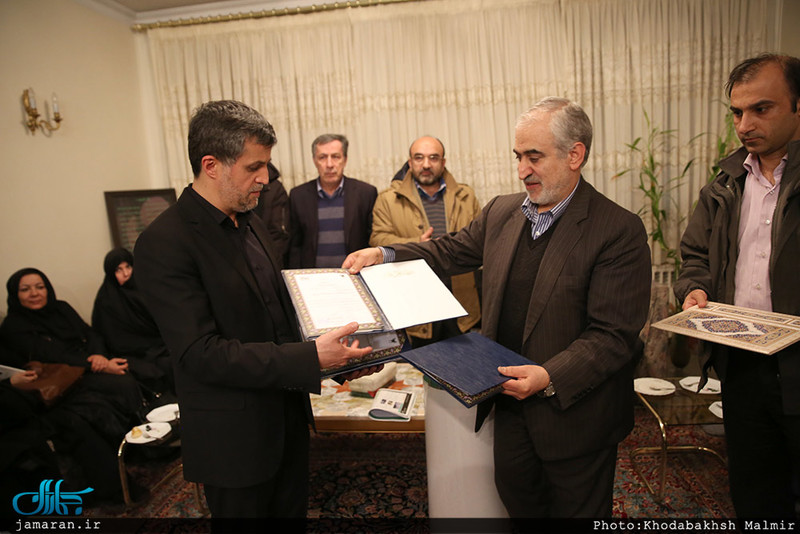 حضور شخصیت های علمی، فرهنگی و سیاسی در منزل آیت الله هاشمی رفسنجانی(ره)