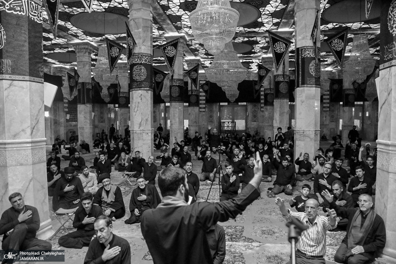 مراسم عزاداری دهه اول ماه محرم در مسجد اعظم قم