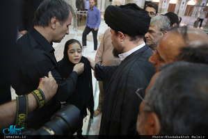 مراسم تشییع پیکر مطهر شهید حمله تروریستی اخیر مازیار سبزعلی در حرم مطهر امام خمینی(س)