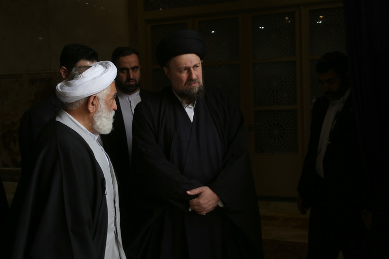 مراسم تشییع حجت الاسلام حاج شیخ مصطفی قنبرپور در حرم امام خمینی (س)