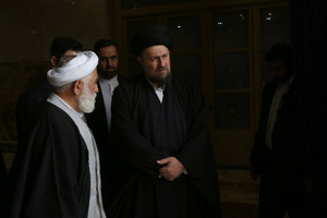 مراسم تشییع حجت الاسلام حاج شیخ مصطفی قنبرپور در حرم امام خمینی (س)