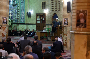 مراسم ترحیم مرحوم آیت الله نورالله شاه آبادی (ره) در تهران