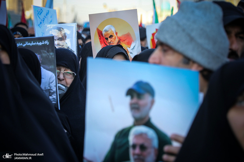 حضور میلیون ها تهرانی در تشییع پیکر مطهر سردار قاسم سلیمانی -1