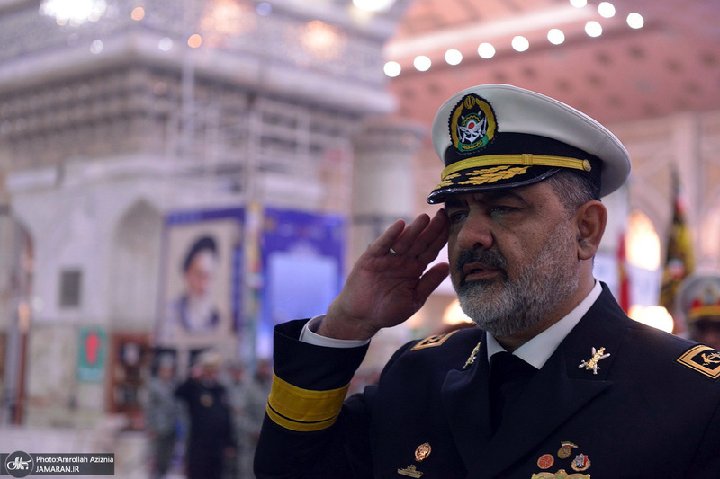 تجدید میثاق فرمانده و پرسنل نیروی دریایی ارتش جمهوری اسلامی ایران با آرمان‌های امام خمینی(س)
