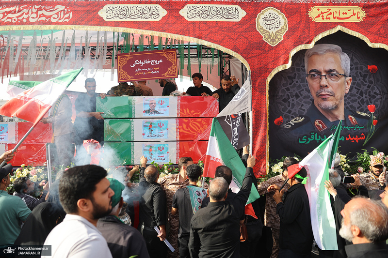 مراسم تشییع شهدای جنگ تحمیلی رژیم صهیونیستی در تهران-4