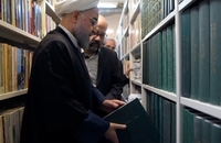 اهدای کتاب‌های روحانی به کتابخانه ملی ایران (16)