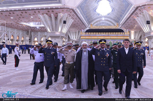 تجدید میثاق فرمانده جدید قرارگاه پدافند هوایی با آرمان‌های امام(ره) 