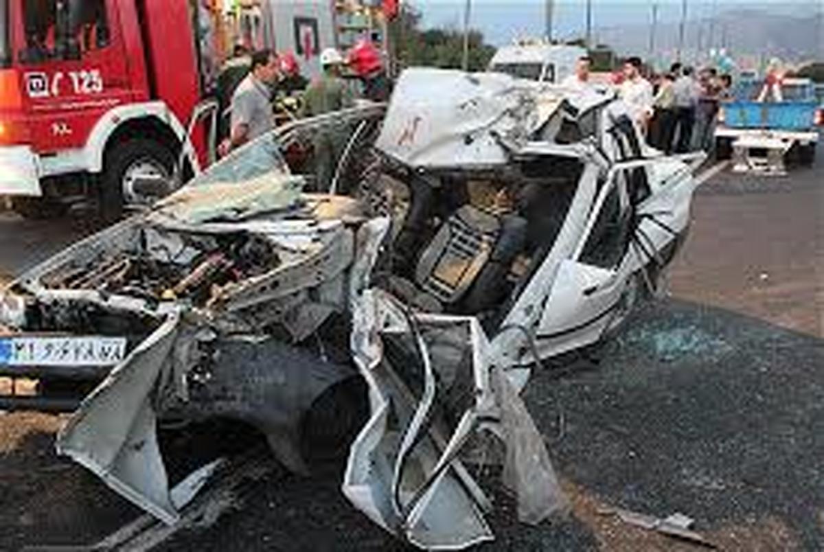 حادثه مرگبار رانندگی با ۱۳ نفر فوتی و ۸ مصدوم