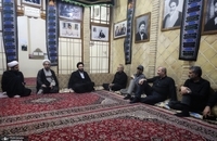 حضور علی لاریجانی در بیت امام خمینی در نجف اشرف