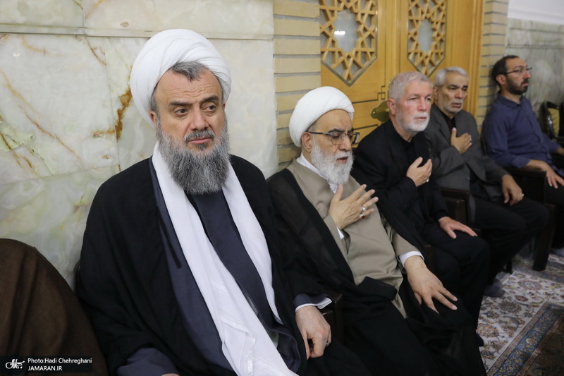 مراسم چهلم شهیدان لاریجانی در حرم مطهر حضرت معصومه (س)