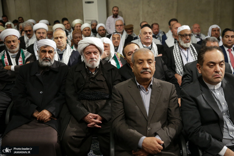 دیدار مسئولان نظام و میهمانان کنفرانس وحدت اسلامى‌ با رهبر معظم انقلاب