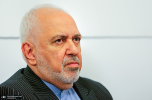 دیدار نوروزی سیاسیون با حسن روحانی - پرتره ظریف