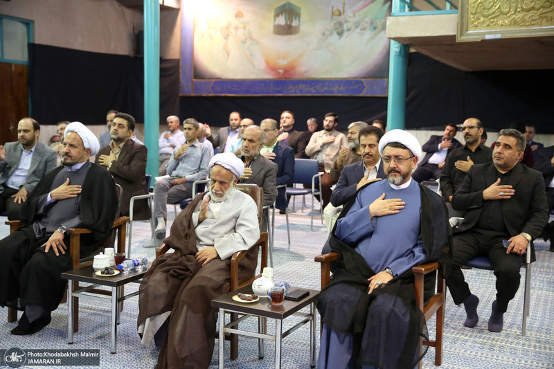 مراسم عزاداری به مناسبت سالروز شهادت امام جعفر صادق(ع) در حسینیه جماران