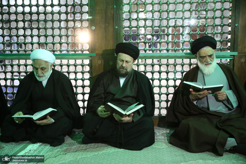 تجدید میثاق رئیس قوه قضائیه و مسئولان عالی قضایی با آرمان‌های حضرت امام خمینی (س)