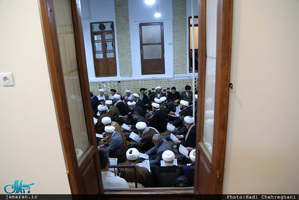 مراسم بزرگداشت سید رحیم میریان در بیت حضرت امام در قم