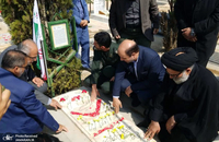 گلباران مزار شهدای 17 شهریور در بهشت زهرا (س) تهران + تصاویر