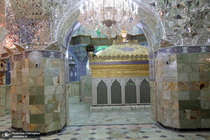 حال و هوای ضریح مطهرحضرت معصومه(س) در روزهای کرونایی