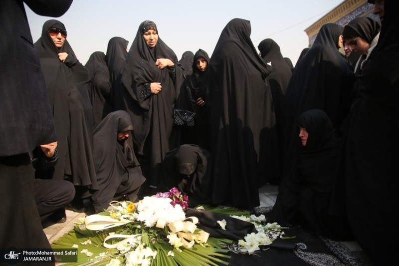 مراسم تشییع و خاکسپاری پدر دکتر جوادی یگانه