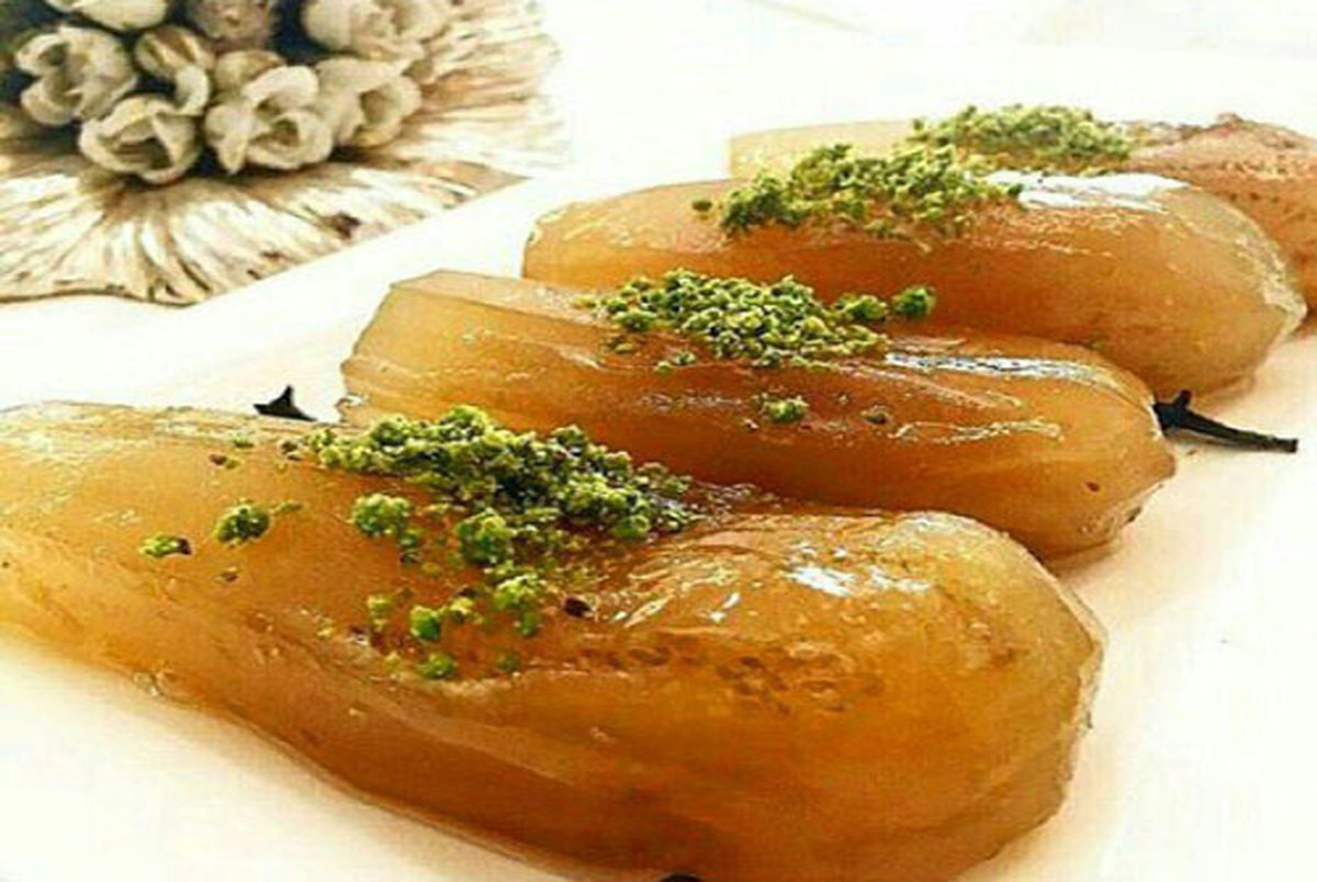 طرز تهیه مربای بادمجان مجلسی