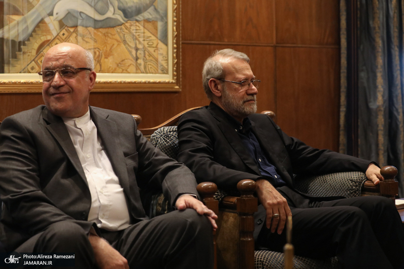 دیدار علی لاریجانی با رییس مجلس لبنان