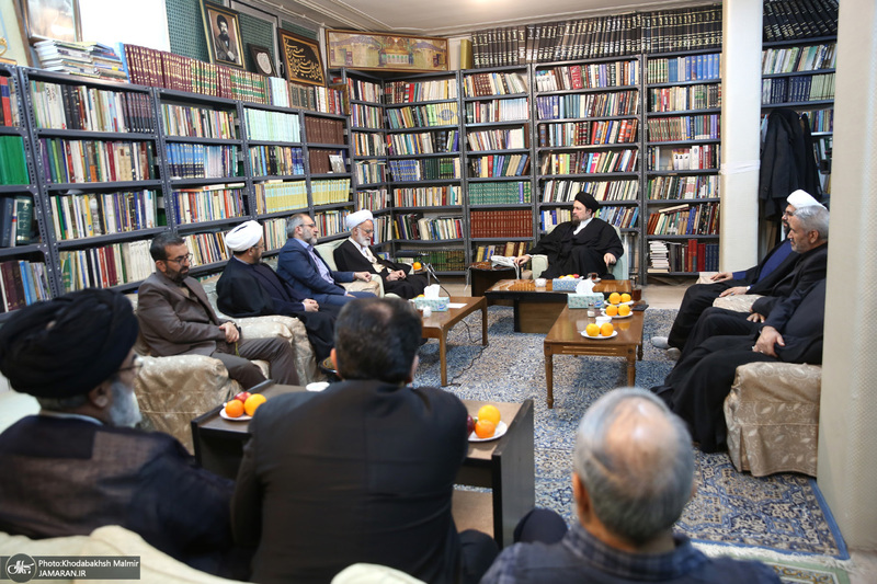 دیدار دست اندرکاران هفته فرهنگی بر استان آفتاب با سید حسن خمینی