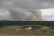  انفجارهای پیاپی در انبار مهمات واحد نظامی «آچینسک» روسیه همچنان ادامه دارد