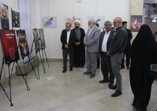 Art works displayed in Isfahan to show solidarity with Gaza, axis of resistance