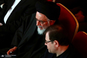 مراسم چهلمین روز شهادت دکتر علی لاریجانی در تالار وحدت