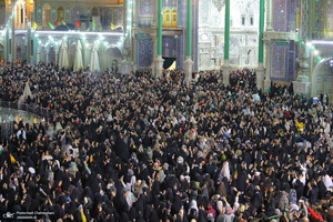 مراسم آغاز سال نو در حرم حضرت معصومه (س)