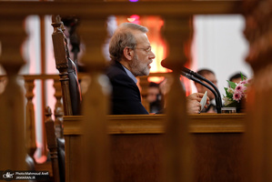 نشست خبری علی لاریجانی رییس مجلس