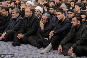 مراسم عزاداری شب شهادت حضرت زهرا (س) در حسینیه امام خمینی(ره)