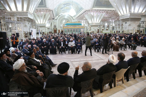 مراسم چهلمین روز در گذشت نوه قدرت الله علیخانی در حرم مطهره امام خمینی (س)