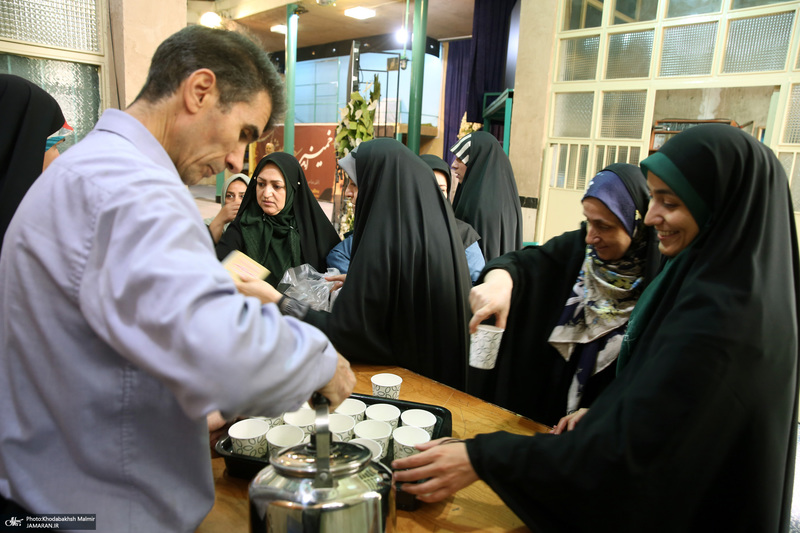 بازدید جمعی از بسیجیان صدا سیماء از جماران